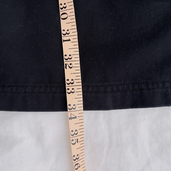 EDC by Esprit Thrashed Black Punk Goth Mini Dress Sz Small Zipper Frayed Rocker - Picture 15 of 15